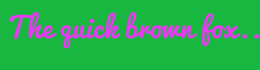 Image with Font Color EB38F5 and Background Color 18B840